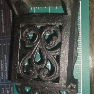 Decorative Black Cast Iron Trivet
